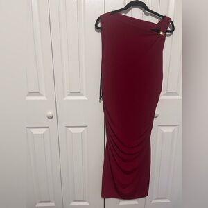 Donna Karan Burgundy Gown Size Large
